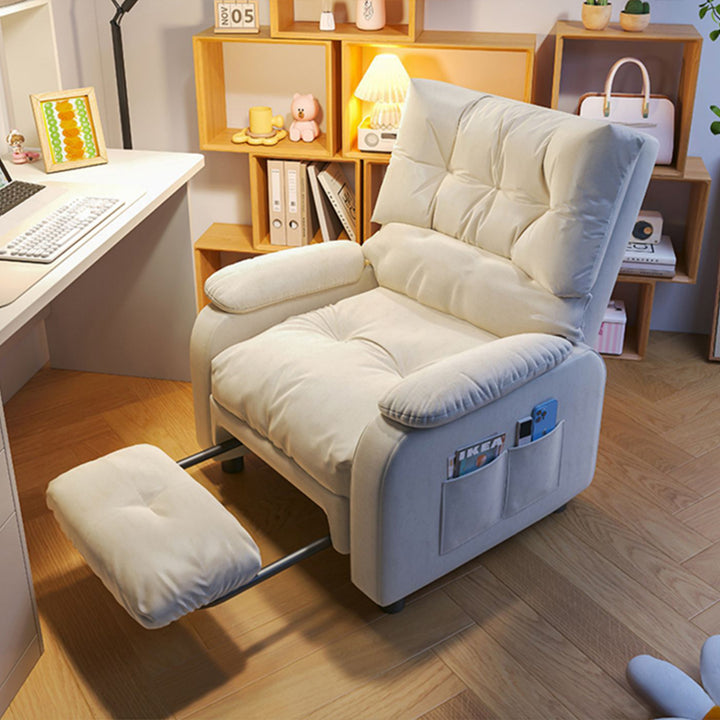 椅子・チェア|高級感 リクライニングチェア  オットマン付き