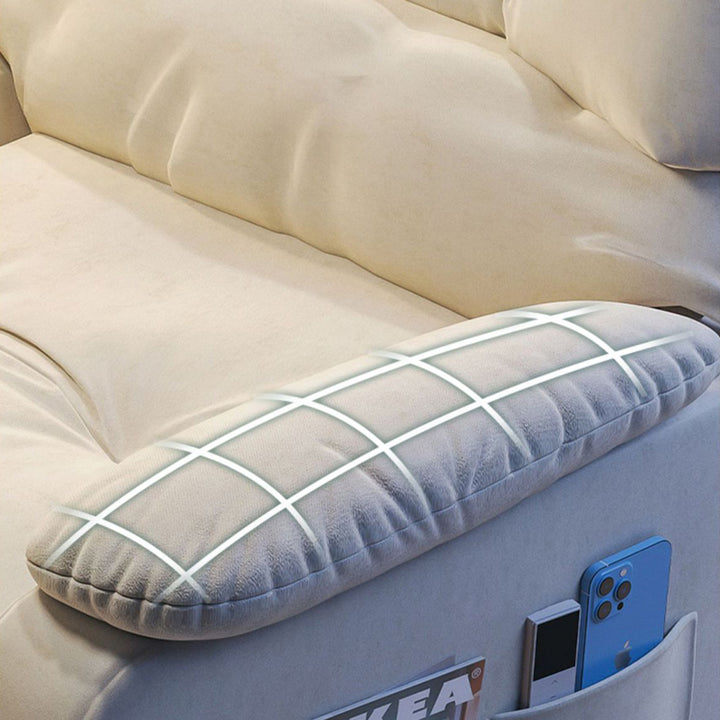 椅子・チェア|高級感 リクライニングチェア  オットマン付き