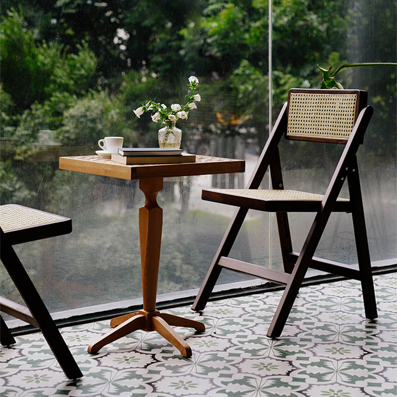 椅子・チェア|芸術感 ウッド 藤編み椅子 おしゃれ