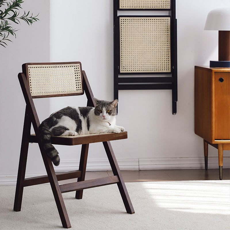 椅子・チェア|芸術感 ウッド 藤編み椅子 おしゃれ