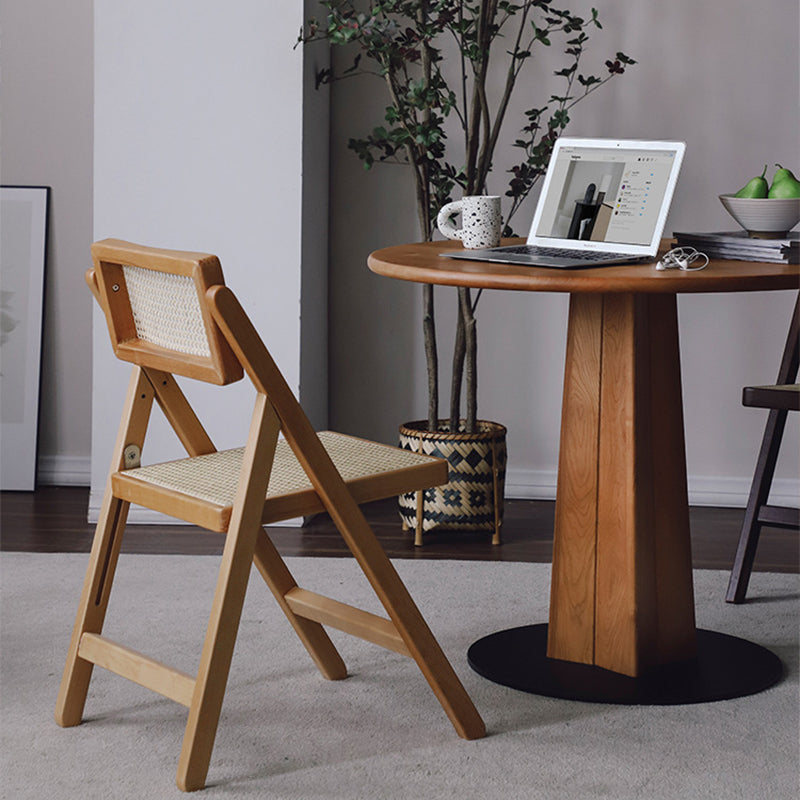 椅子・チェア|芸術感 ウッド 藤編み椅子 おしゃれ