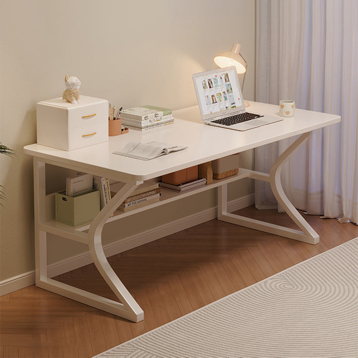 デスク|クリーム風 シンプルデザイン おしゃれ