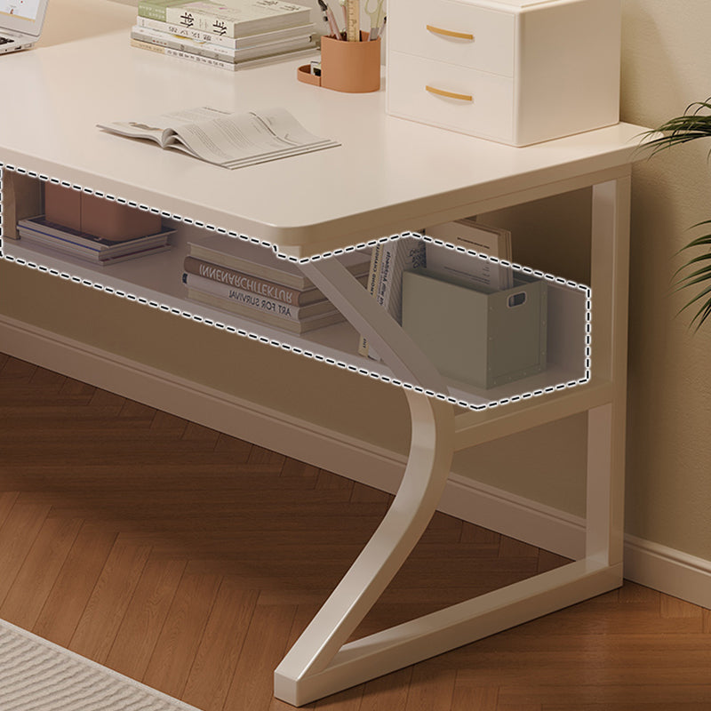 デスク|クリーム風 シンプルデザイン おしゃれ