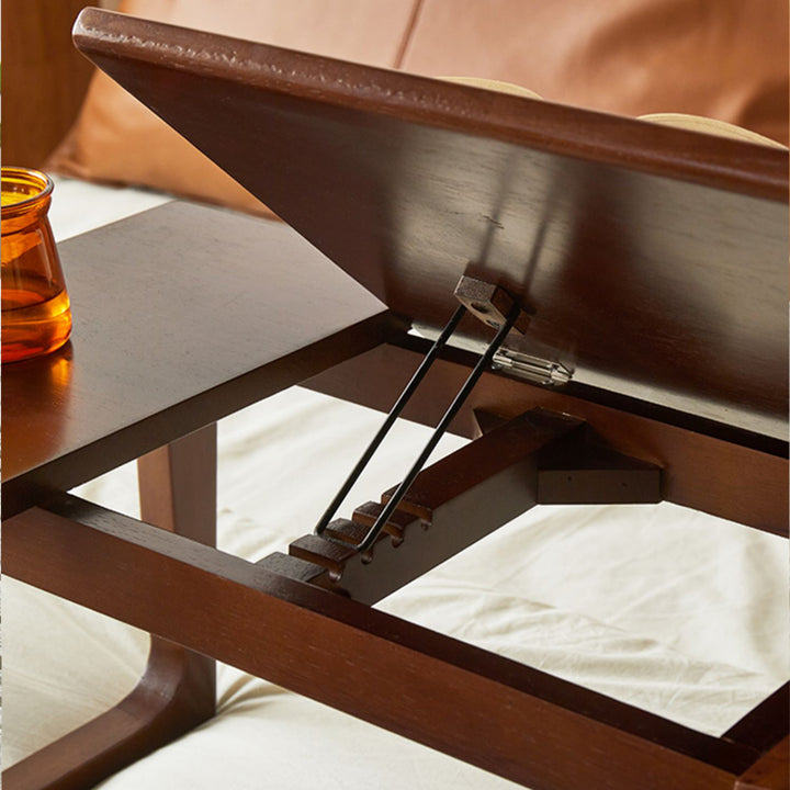 デスク|小型式 ベッド・出窓使用 美しい木目