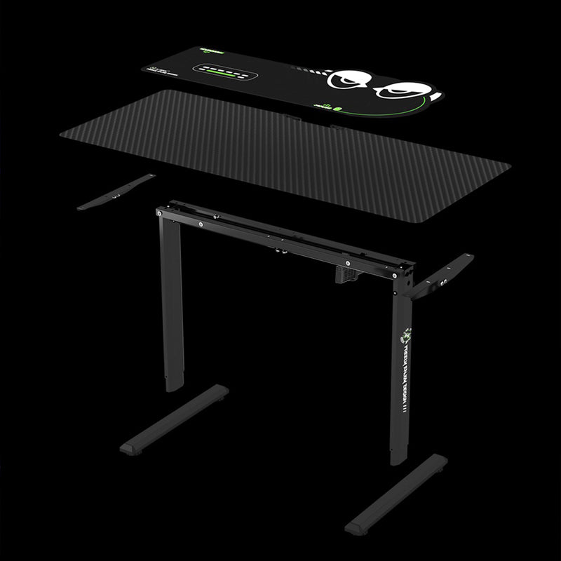 昇降デスク|PCデスク ライト付き 電動タイプ