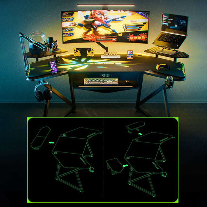 デスク|おしゃれ モダン ゲーミング用