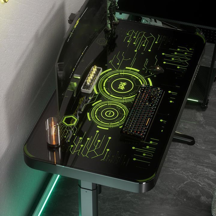 昇降デスク|コスパ最高 最新トレンド 強化ガラス