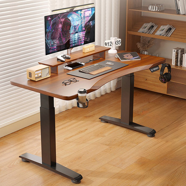 昇降デスク|ナチュラル ダブルモーター スタンディングデスク