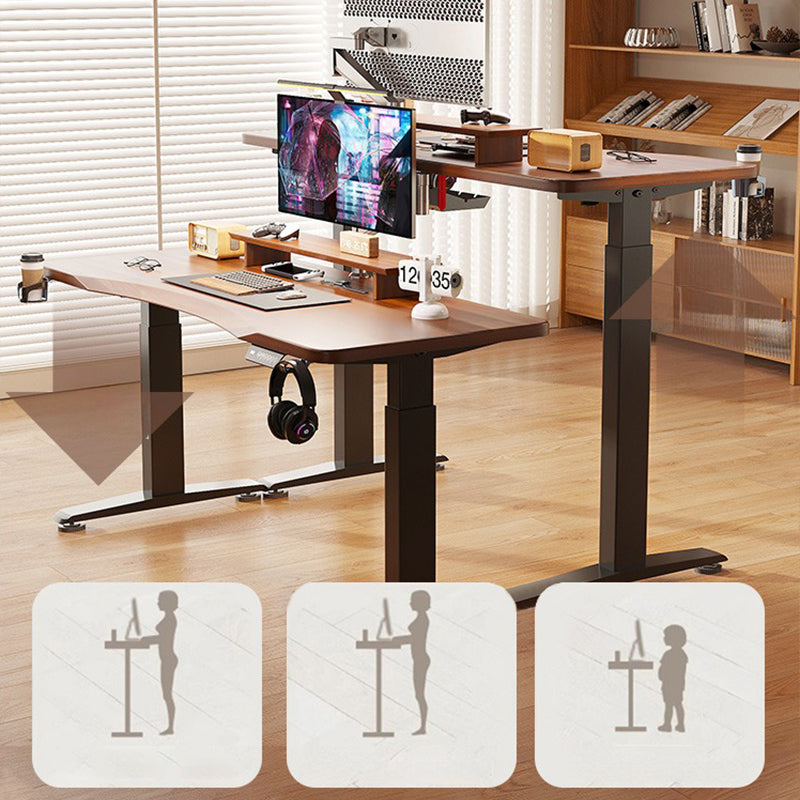 昇降デスク|ナチュラル ダブルモーター スタンディングデスク