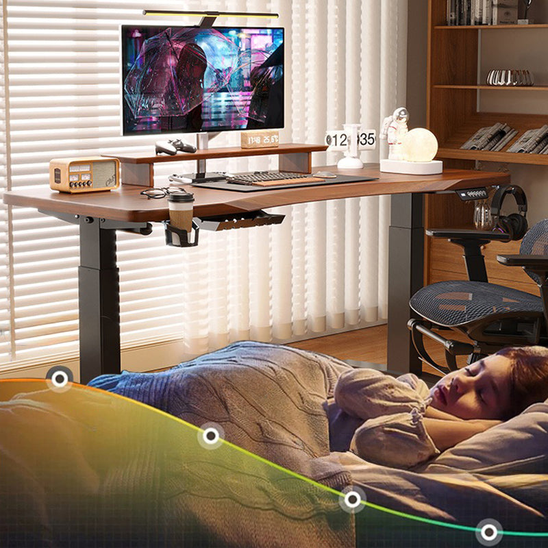 昇降デスク|ナチュラル ダブルモーター スタンディングデスク