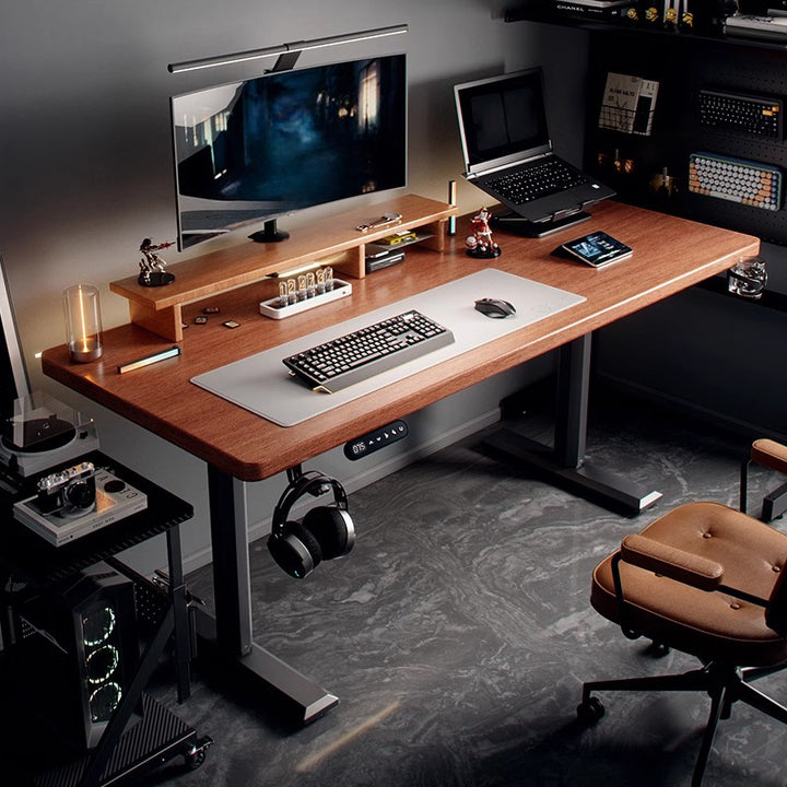 昇降デスク|ナチュラル スタンディングデスク 高さ73-117cm