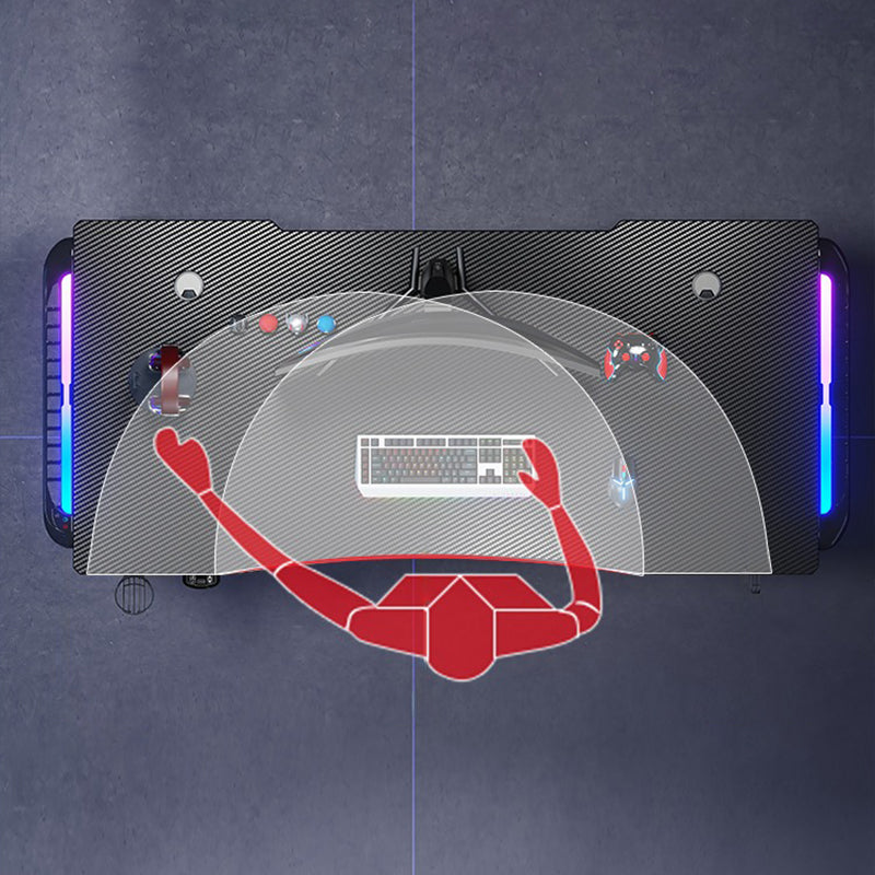 昇降デスク|シンプル ブラックカラー 高さ調整可能