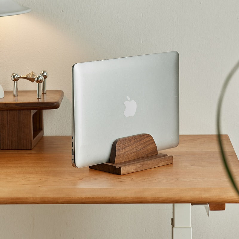 PCスタンド・パソコンスタンド|木製 調整可能 ナチュラル