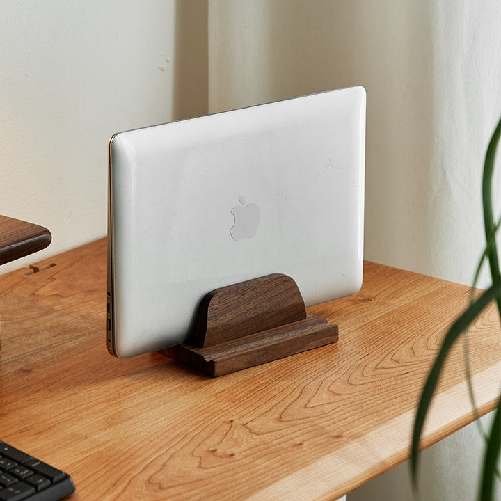PCスタンド・パソコンスタンド|木製 調整可能 ナチュラル