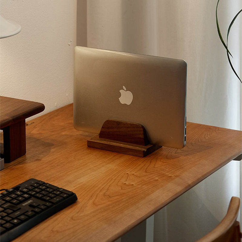 PCスタンド・パソコンスタンド|木製 調整可能 ナチュラル