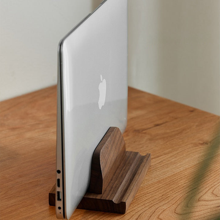 PCスタンド・パソコンスタンド|木製 調整可能 ナチュラル
