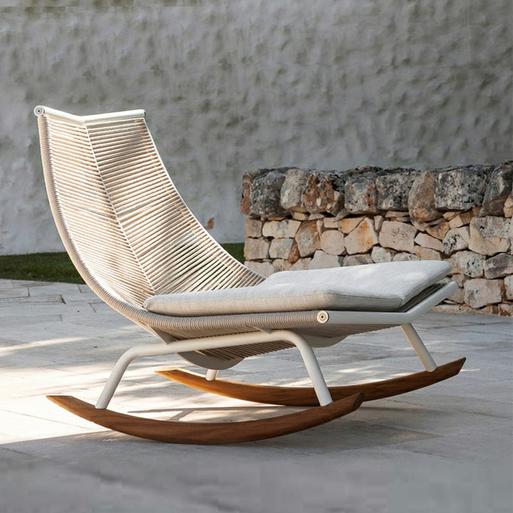 ガーデンテーブル・セット|北欧風 シンプル 藤編み ベランダ椅子