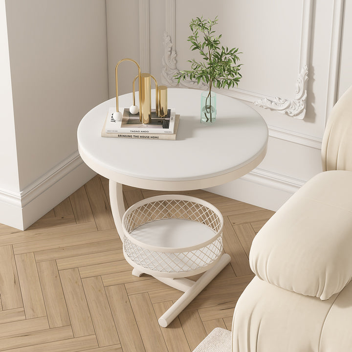 サイドテーブル|クリーム感 かわいい スペシャルデザイン