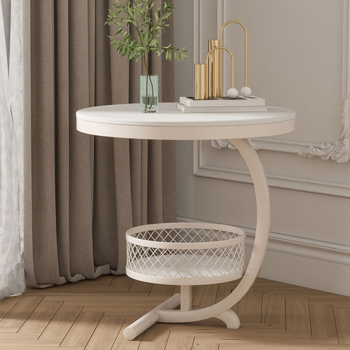 サイドテーブル|クリーム感 かわいい スペシャルデザイン