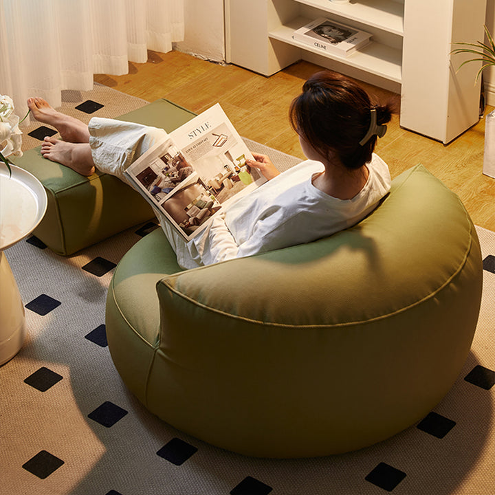 ソファ|丸み シンプル 純色カラー