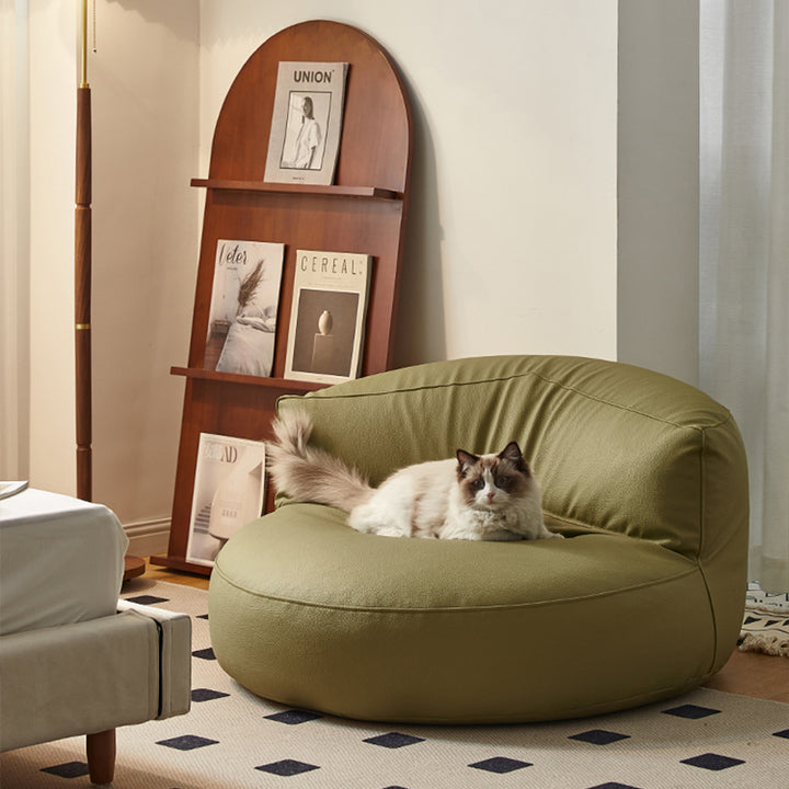 ソファ|丸み シンプル 純色カラー