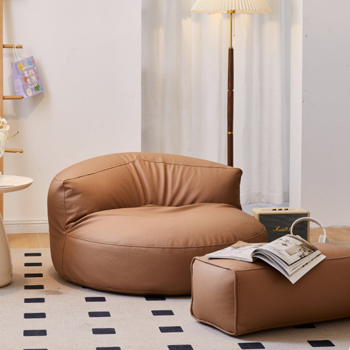 ソファ|丸み シンプル 純色カラー