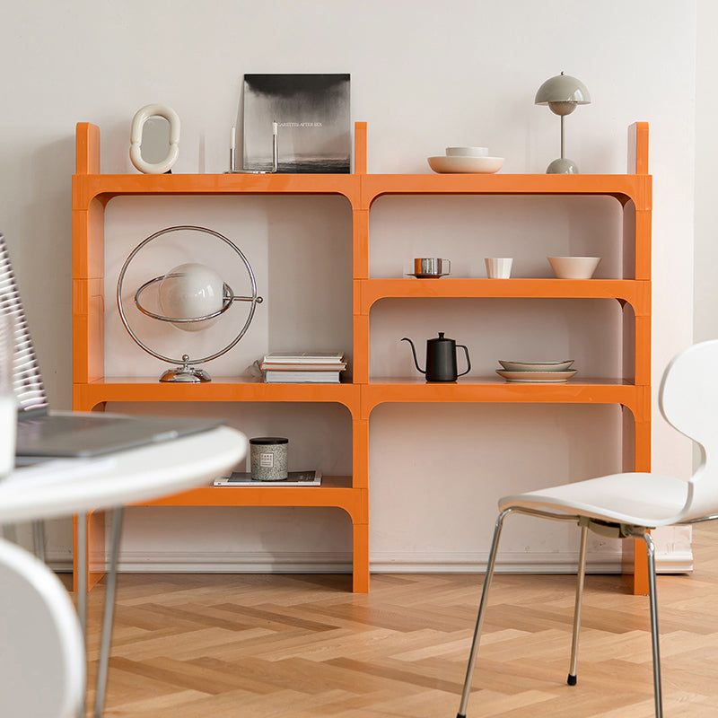 美品北欧スタイルハイタイプブックシェルフキャビネット飾り棚本棚