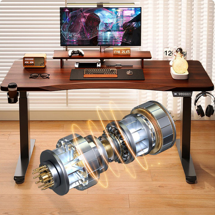 昇降デスク｜ナチュラル ダブルモーター スタンディングデスク