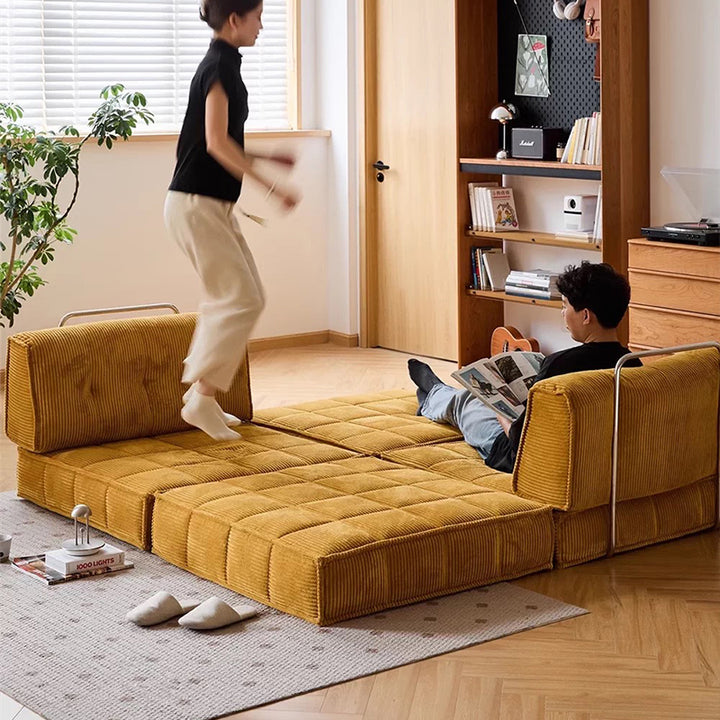 多人掛けソファ｜モジュールデザイン レトロモダン 完成品