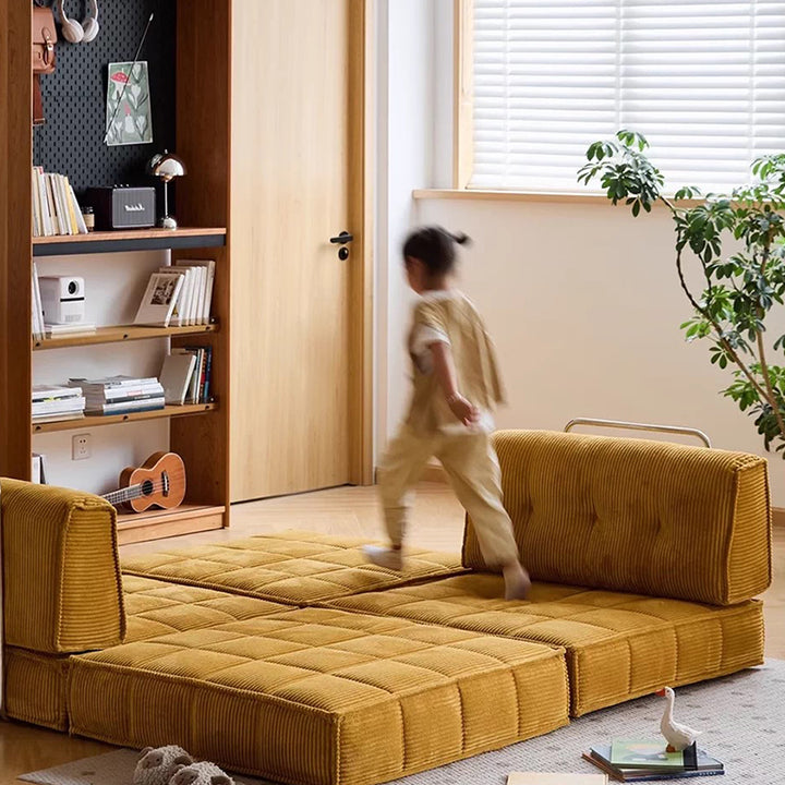 多人掛けソファ｜モジュールデザイン レトロモダン 完成品