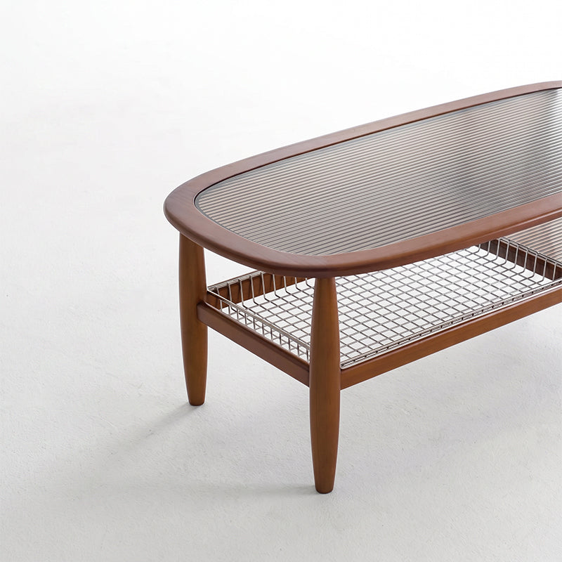 ローテーブル｜メッシュ収納 ヴィンテージモダン 整理整頓