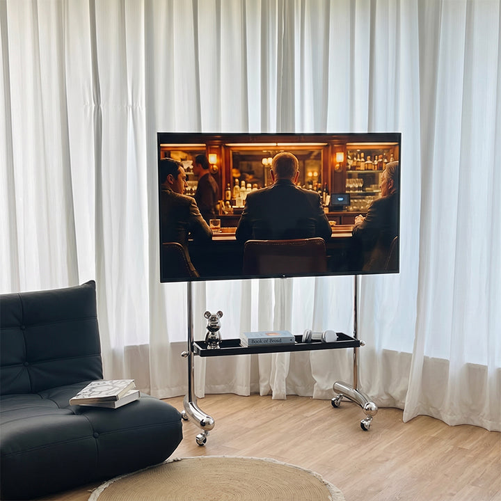 テレビ台｜ハイブリッドデザイン インダストリアルモダン スムーズ移動